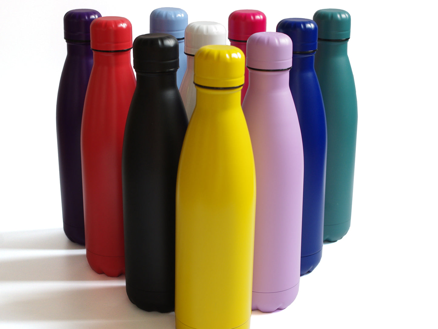 Personalised insulated water bottle with player name and number club crest