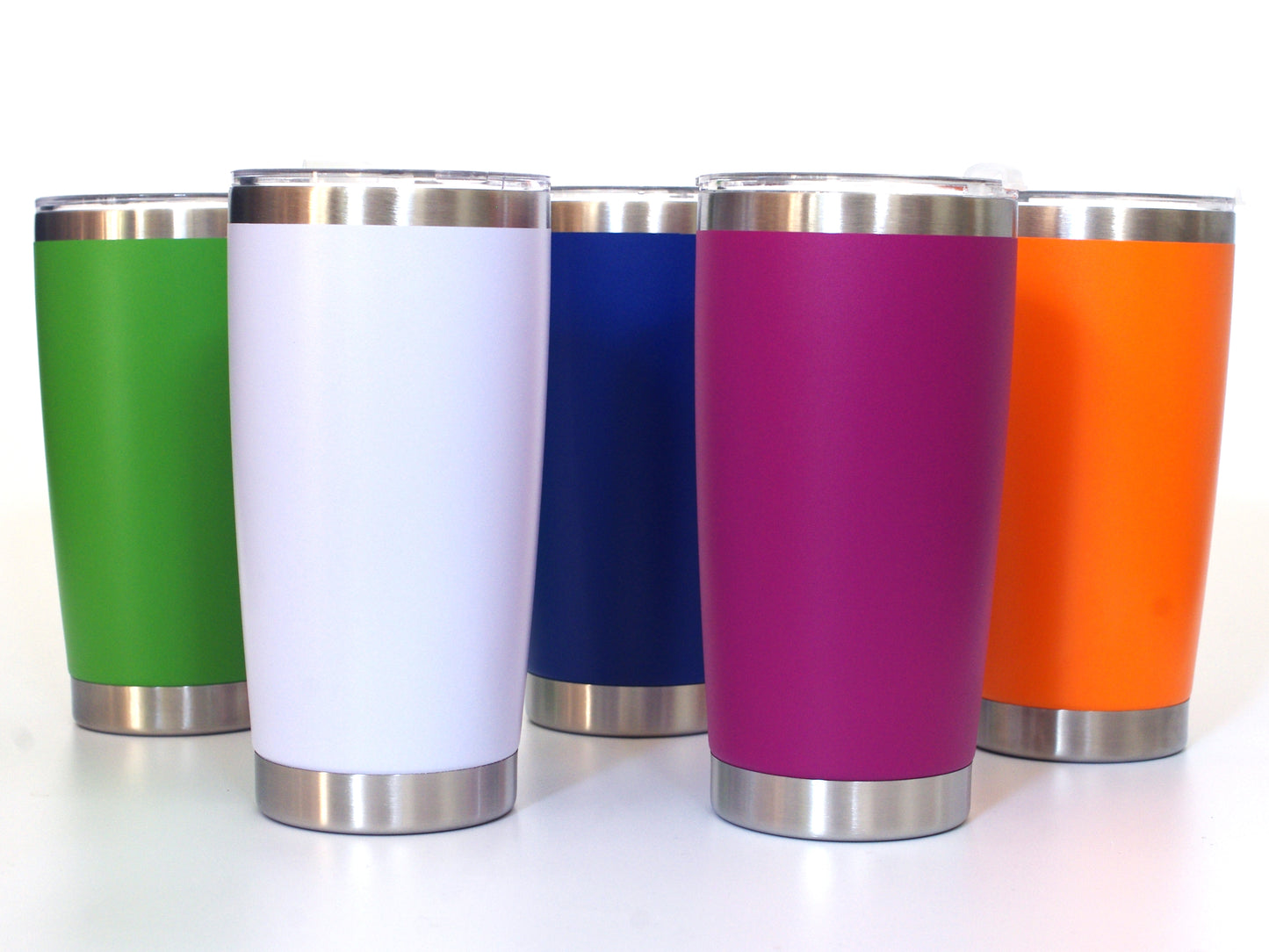 Coach thank you gift. Orange travel mug personalised with name club badge and message