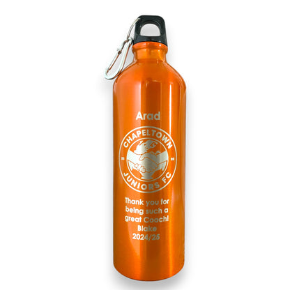 Coach thank you club crest water bottle